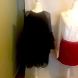 Deep Navy Sheer H&M Dress